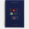Agenda Escolar Bordada Semana Vista 2024-2025