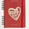 Agenda Escolar Peace And Love 2024-2025