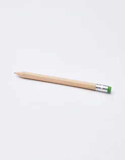 Bolígrafo Madera Con Goma
