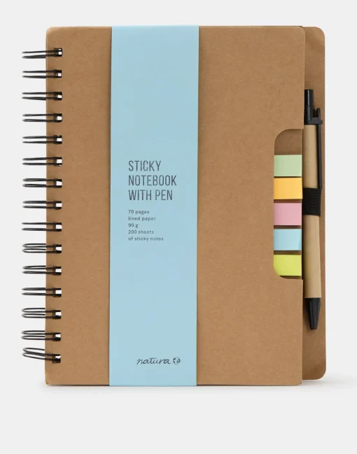 Cuaderno Con Notas Adhesivas