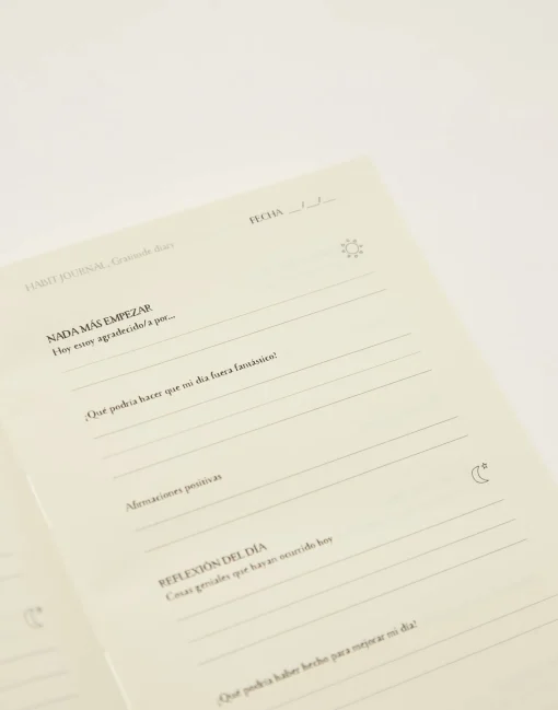Cuaderno Gratitud