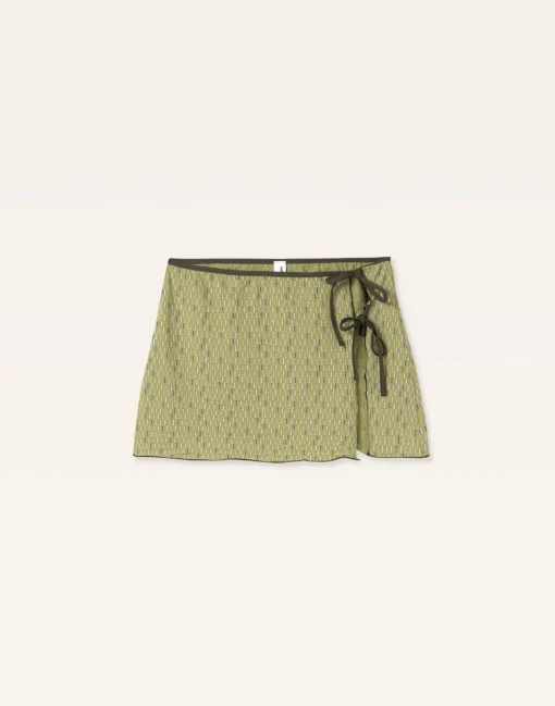 Falda Pareo Print Tejido