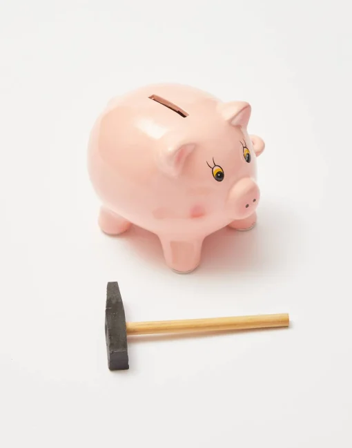 Hucha Cerdito Con Martillo