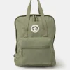 Mochila Cuadrada Canvas Lavado
