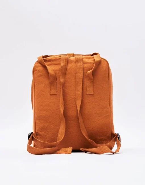 Mochila Cuadrada Canvas Lavado