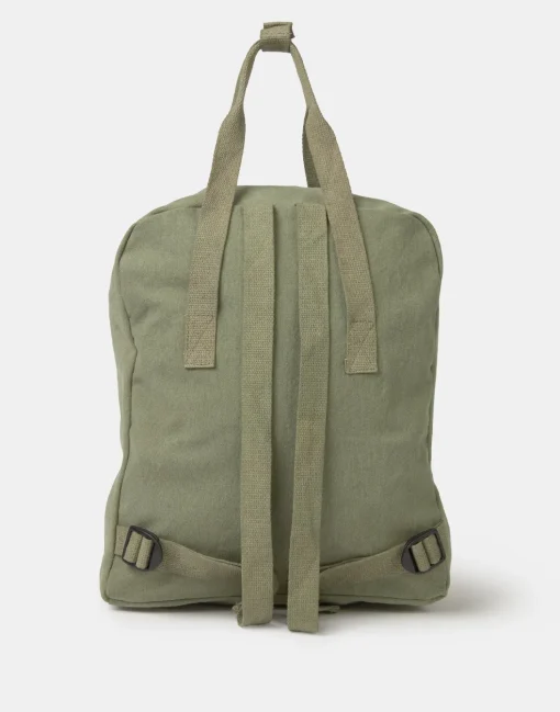 Mochila Cuadrada Canvas Lavado