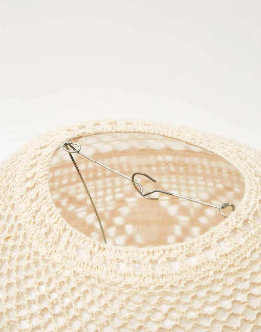 Pantalla Lámpara Macramé 35,5 Cm