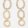 Pendientes Largos Aros Ovalados