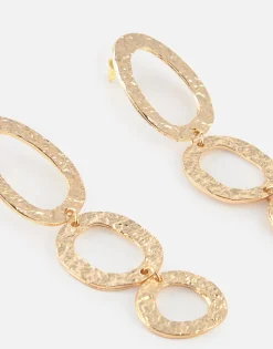 Pendientes Largos Aros Ovalados