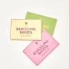 Postal Barcelona Bonita Madera