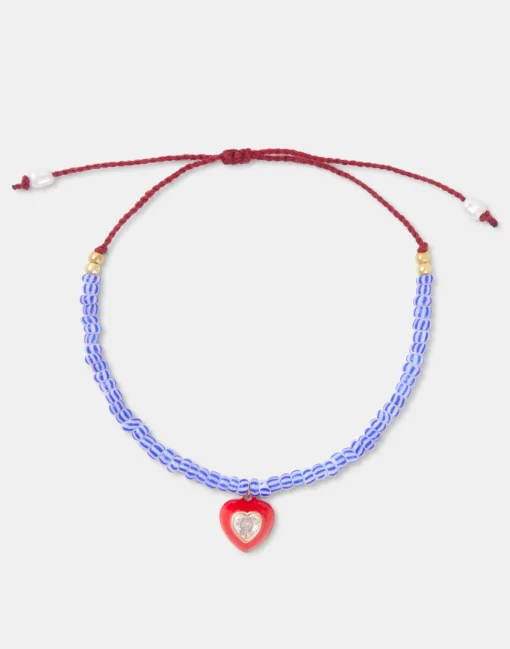 Pulsera Charm Corazón Diamante