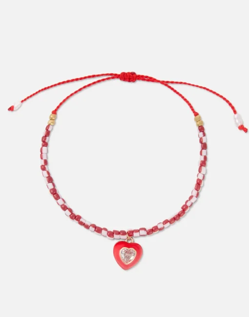 Pulsera Charm Corazón Diamante