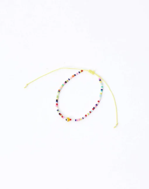 Pulsera Cuentas Mini Ojo Turco