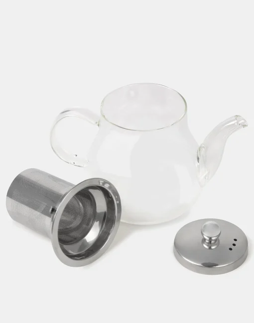 Set Tetera Cristal Con 4 Tazas