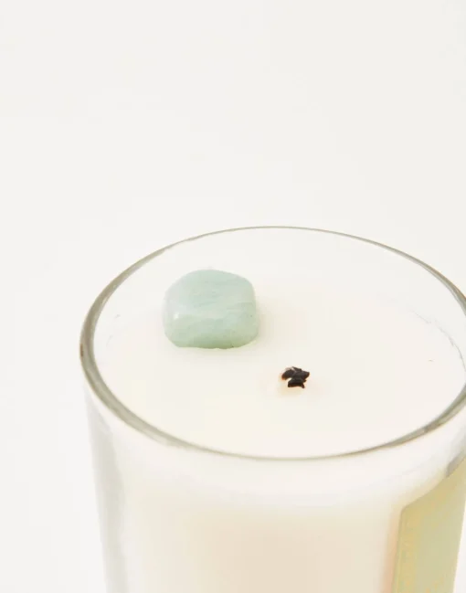 Vela Boho Organics Con Piedra 200gr