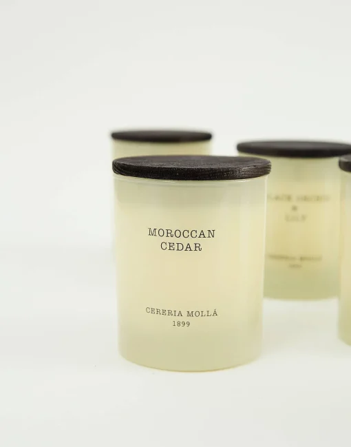 Vela Vaso Premium Con Tapa Cerería Mollá