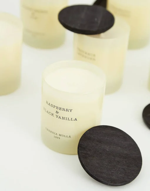 Vela Vaso Premium Con Tapa Cerería Mollá