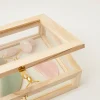 Vitrina Cristal Y Madera Pequeña