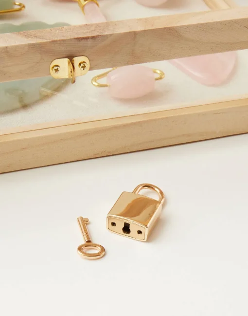 Vitrina Cristal Y Madera Pequeña